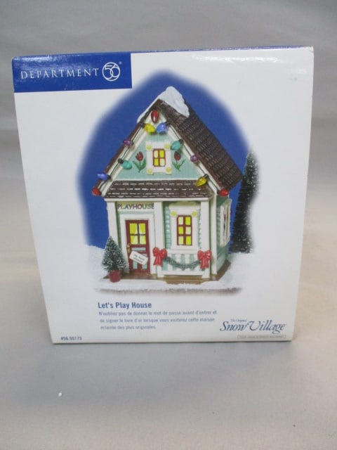 2002 Dept 56 "Lets Play House": The Original Snow Village