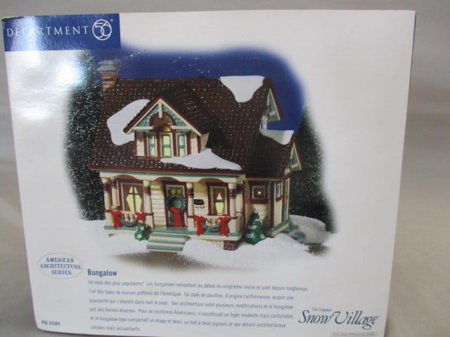 2002 Dept 56 "Bungalo" American Architecture Series: The Original Snow Village