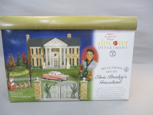 2000 Dept 56 "Elvis Presley's Graceland" Special Edition Gift Set (1 of 7)
