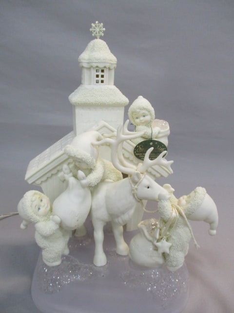 Dept 56 "Magic Delivers Dream Full of Star Dust": Snowbabies Collector Edition Needs Cord 7" x 11.5"