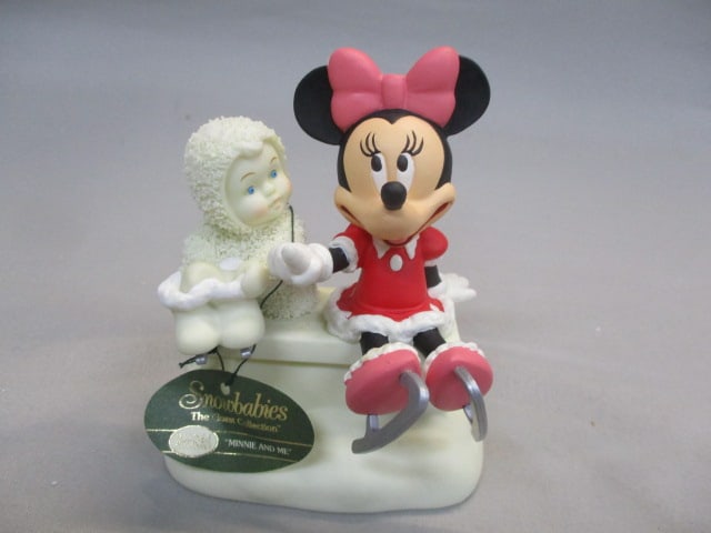 2003 Dept 56 "Minnie & Me" Trinket Box 4": Snowbabies The Guest Collections
