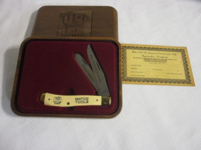 Matco Tools  Limited Edition 10th Anniversary Commemorative Schrade Pocket (1 of 2)