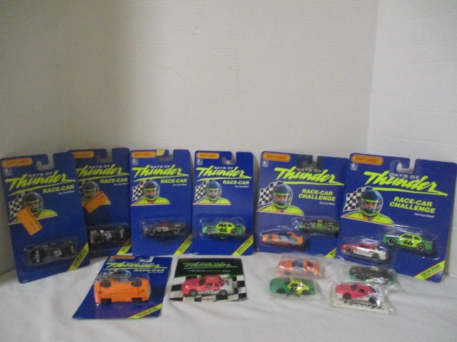 12 New Old Stock Matchbox "Days of Thunder" 1:64 Scale Race Cars: see pictures and preview for selection