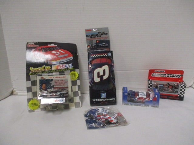 Lot of New Old Stock "#3 Dale Earnhardt" 1:64 Scale Diecast Cars and Trading Cards: see pictures and preview for selection