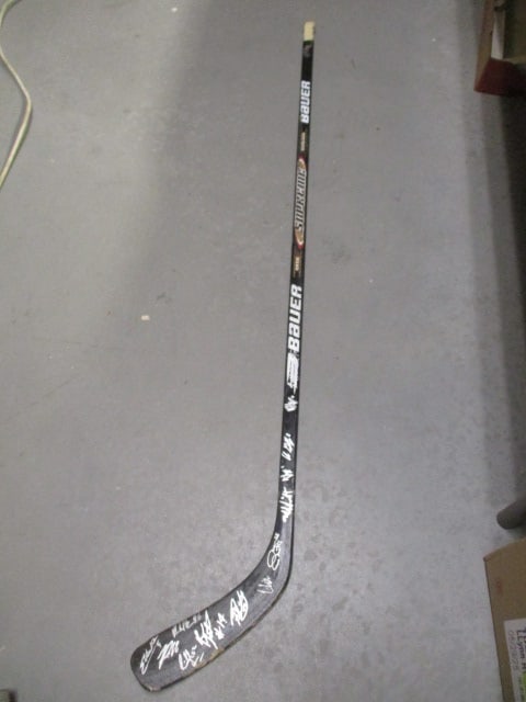 Bauer Supreme Wood Hockey Stick - Multiple Signatures: signatures probably from Grrreenville Grrrowl players, see pictures and preview