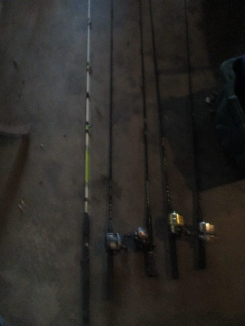 5 Rods & Reels: See photos for details