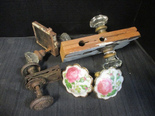 Door Handle Knob Pull/Lot of 2 (4" Diam.), Cast Iron Door Handle, (1 of 11)