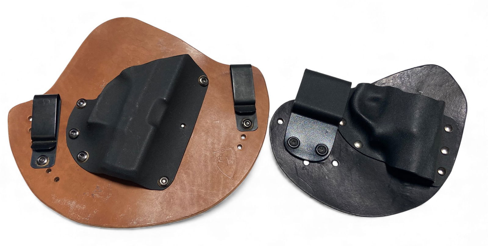 Glock 26 & Ruger LCR Leather Padded IWB Cleveland’s holsters (1 of 8)