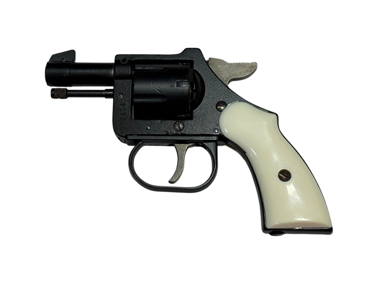 Excellent CDM Prod. Inc. NY “Saturday Night Special” CDM .22 LR Revolver: S#: 032454 | 1-3/4” Barrel | 6-Shot, SA/DA | Barrel is marked .22 LR but there aren’t many known .22 LR models, just .22 Short. This may be quite rare |||| CONDITION: Excellent. 98% origin