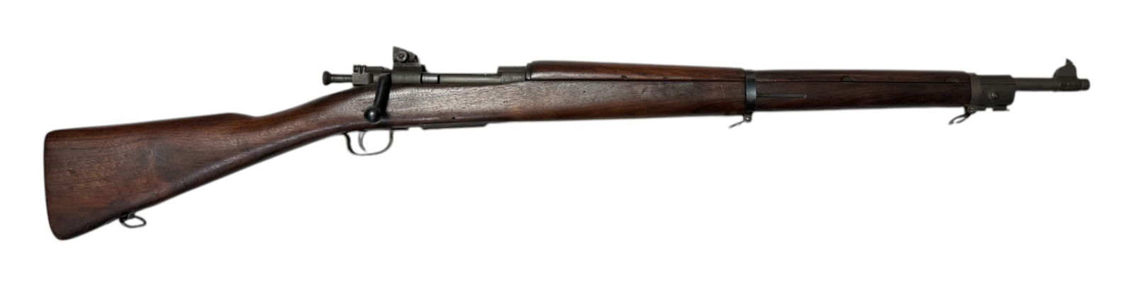 Excellent WWII 1943 US Remington Model 03-A3 Bolt Action .30-06 SPRG. Rifle w/ FJA Cartouche: S#: 4184926 | Mfg. December 1943 | Matching 24” RA Barrel dated 12-43 | This is an excellent example of a WW2 03-A3 showcasing honest wear and patina throughout the years | The stock displays a