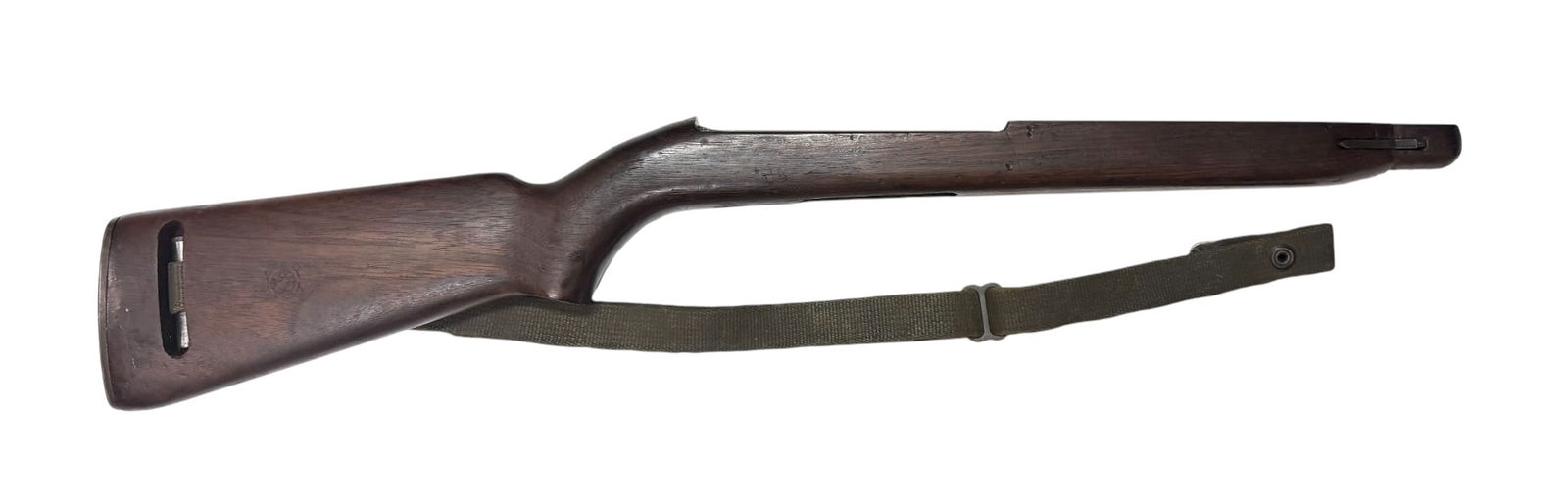 WWII Inland “IO” stamped M1 Carbine High Wood Stock with Sling, Bottle & Buttplate (1 of 20)