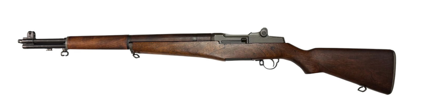 Excellent & Correct 1955 Vietnam H&R Arms Co. M1 Garand .30-06 SPRG. Semi-Automatic Battle Rifle: S#: 5603662 | Mfg. 1955 at the start of the Vietnam War | 24” HRA Barrel Dated 4-55 (Drawing number 6535448) | Correct “DoD” Inspection Eagle stamp left side of stock. “Circled