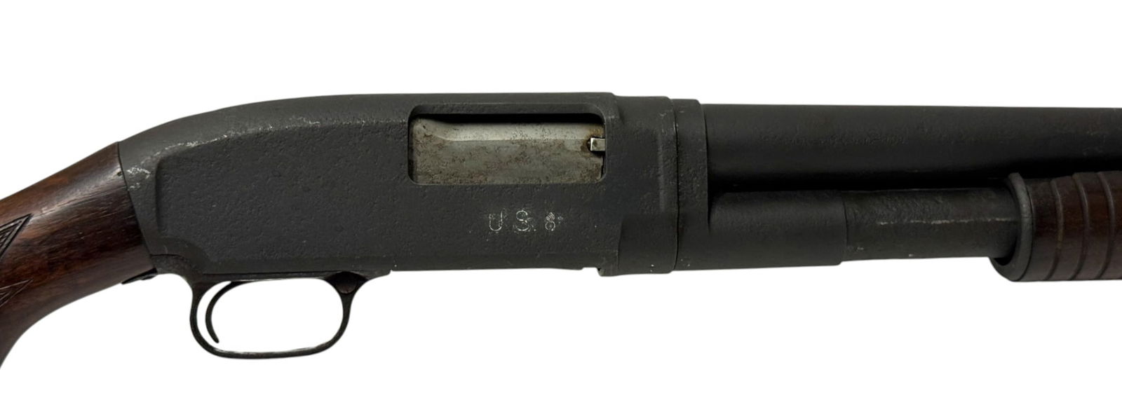 WWII US Winchester Model 12 Slamfire 12 GA. Riot Shotgun (1 of 20)