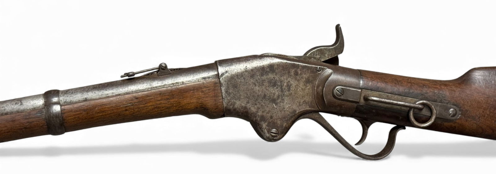 Original Antique Civil War Unaltered Spencer Model 1860 .56-56 Spencer RF Saddle Ring Carbine (1 of 20)