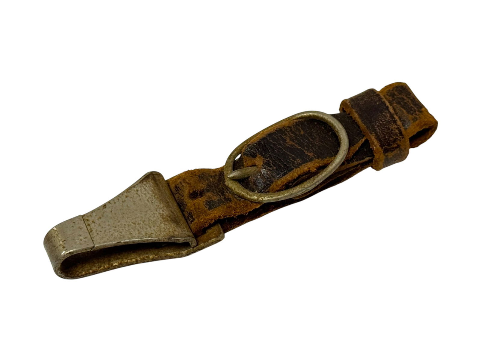 German 1940 Leather M33 SA Dagger Hanger Clip - RZM M5/25 (1 of 10)