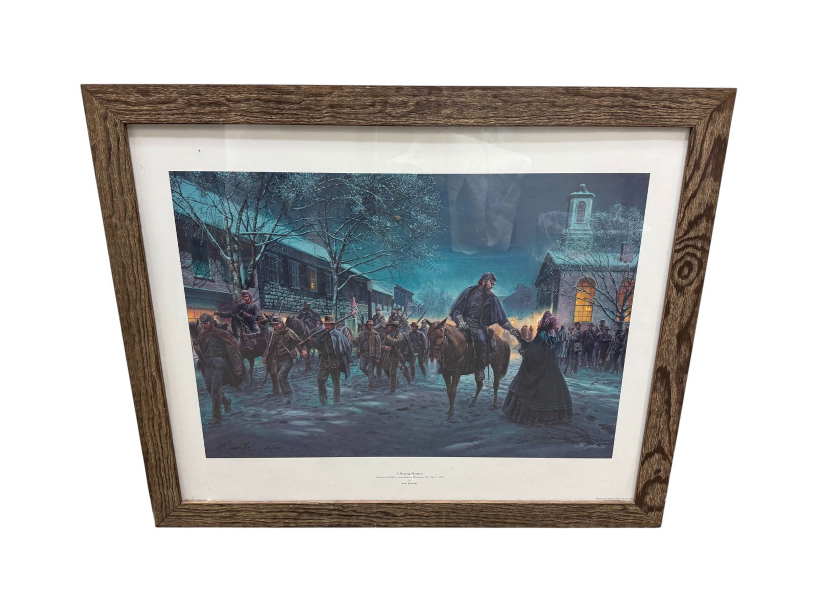 Mort Kunstler - A Fleeting Moment - Limited Edition Civil War Framed Print with CoA (1 of 8)