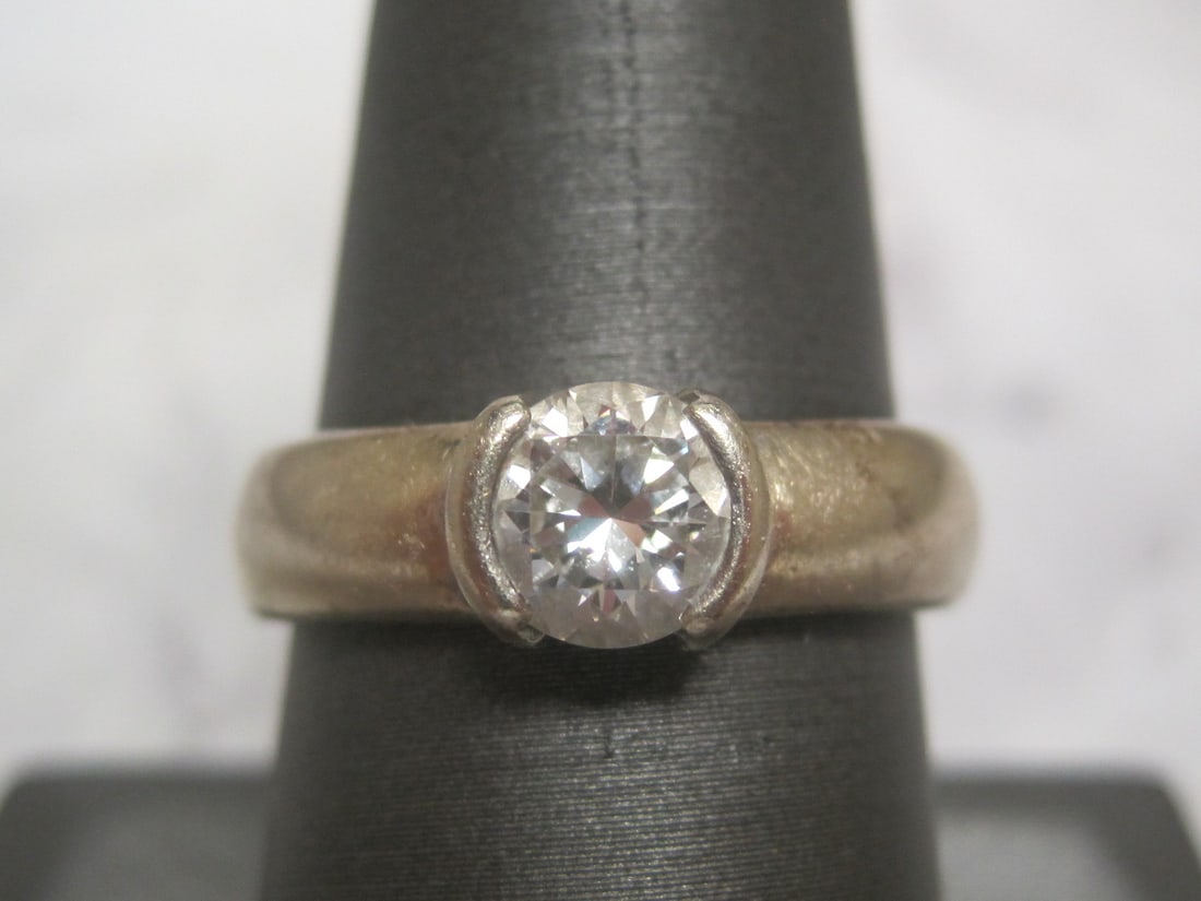 14k White Gold Diamond Ring- Approx. 1 Carat (1 of 4)
