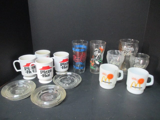 Licensed Advertisement Coffee Cups, Glasses and Ashtrays (1 of 15)