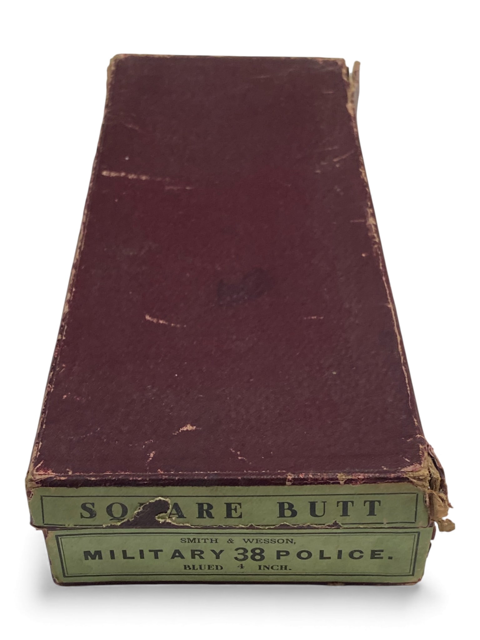 Antique Smith & Wesson .38 Military & Police - Squared Butt, Blued, 4" Barrel - Folding Box (1 of 4)
