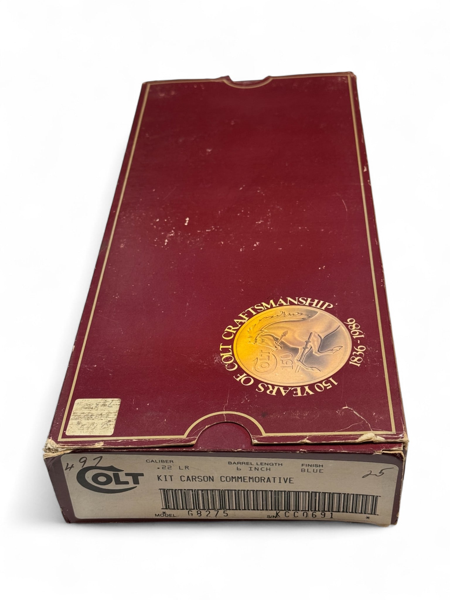 Colt Kit Carson Commemorative Model G8275 Maroon Box with Insert and Contents (1 of 8)