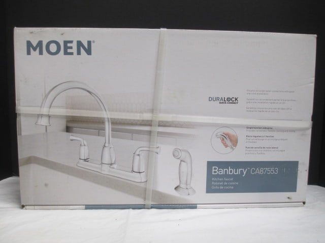 Moen Banbury Model CA87553 Kitchen Faucet with Sprayer: .