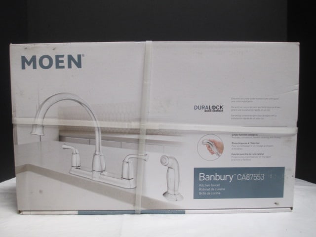 Moen Banbury Model CA87553 Kitchen Faucet with Sprayer: .