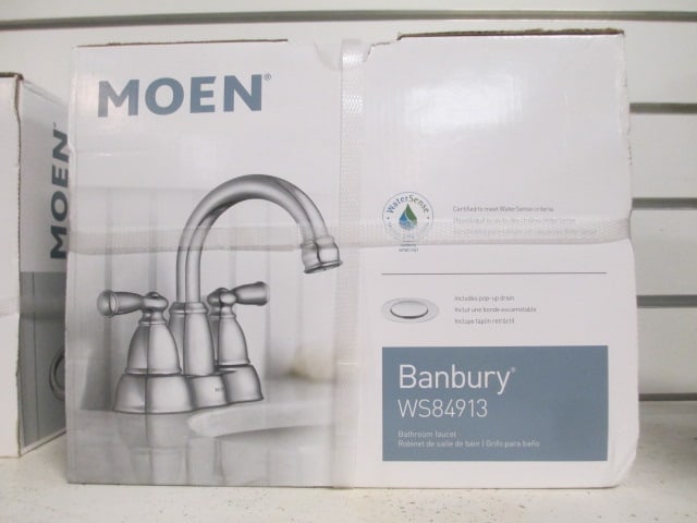 Moen Banbury Model WS84913 Bathroom Faucet Set: .