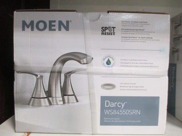 Moen Darcy Model WS84550SRN Bathroom Faucet Set: .