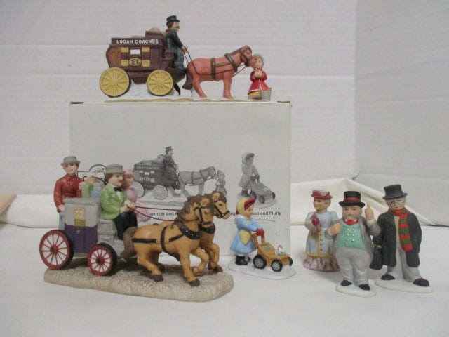 Lefton's Colonial Village Collection "Spencer and Hannah Jackson" and (1 of 7)