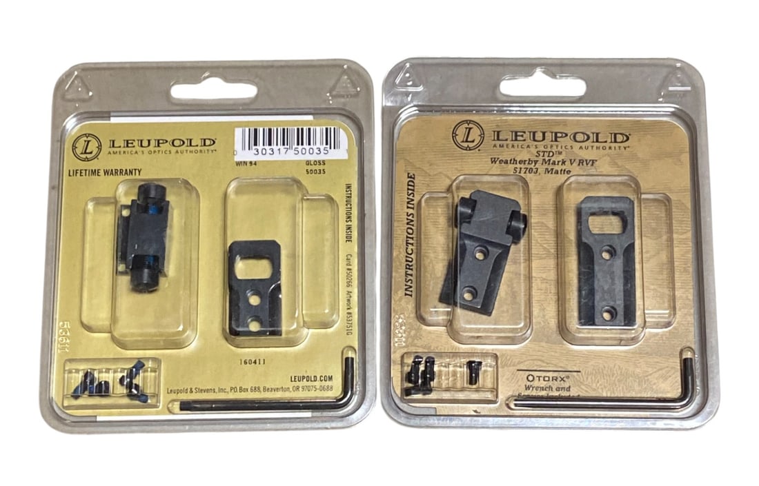 (2) NIB Leupold STD 2pk Mount Bases (1 of 2)