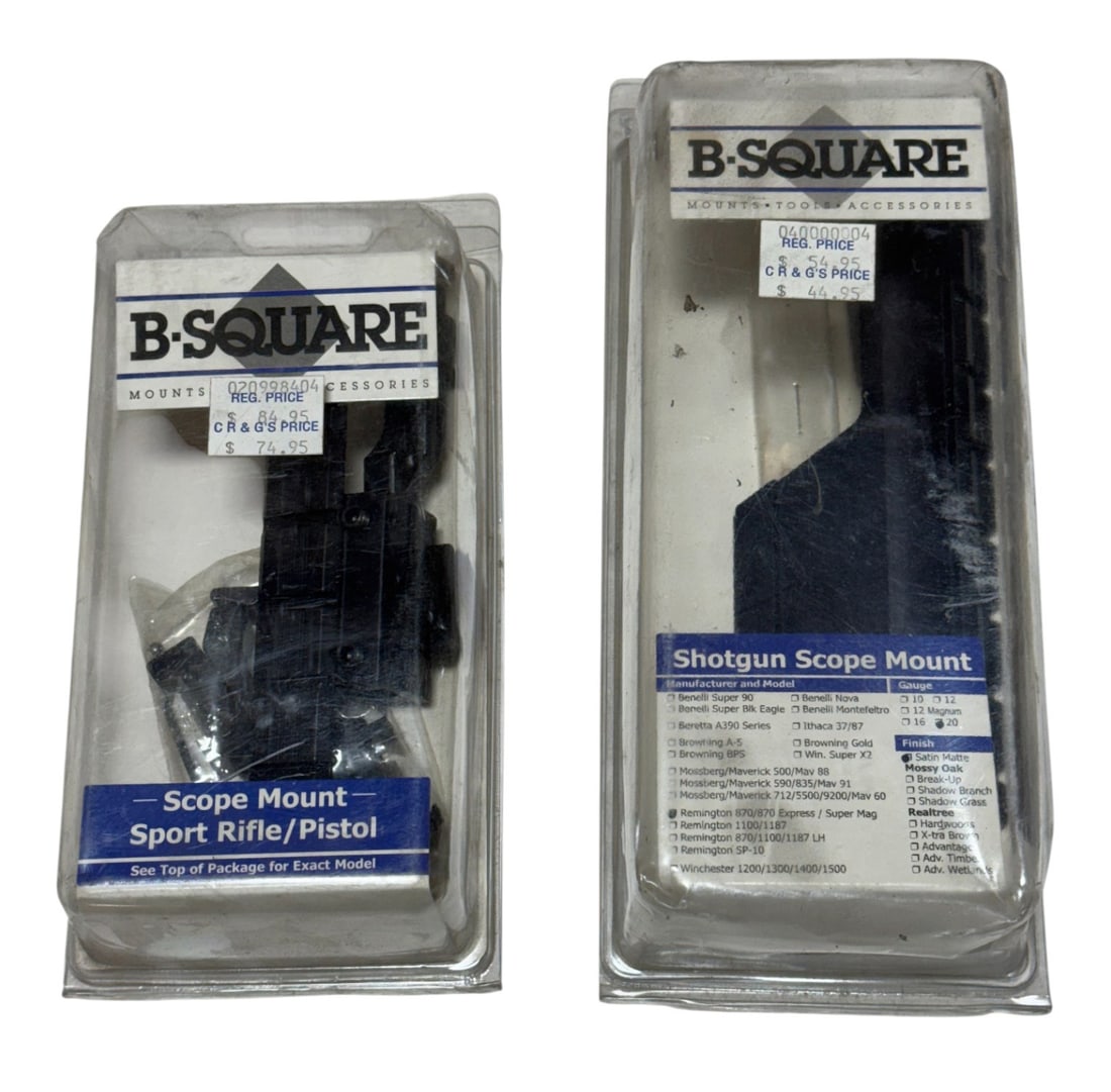 (2) NIB B-Square Scope Mounts for Springfield 1903 and Rem 870 Shotgun (1 of 4)