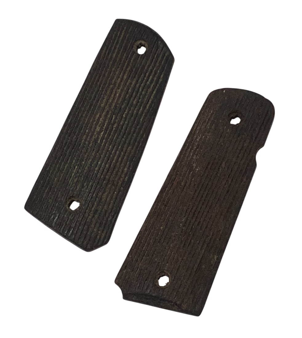 Argentine 1911 Colt Sistema Model 1927 Wooden Grips (1 of 2)