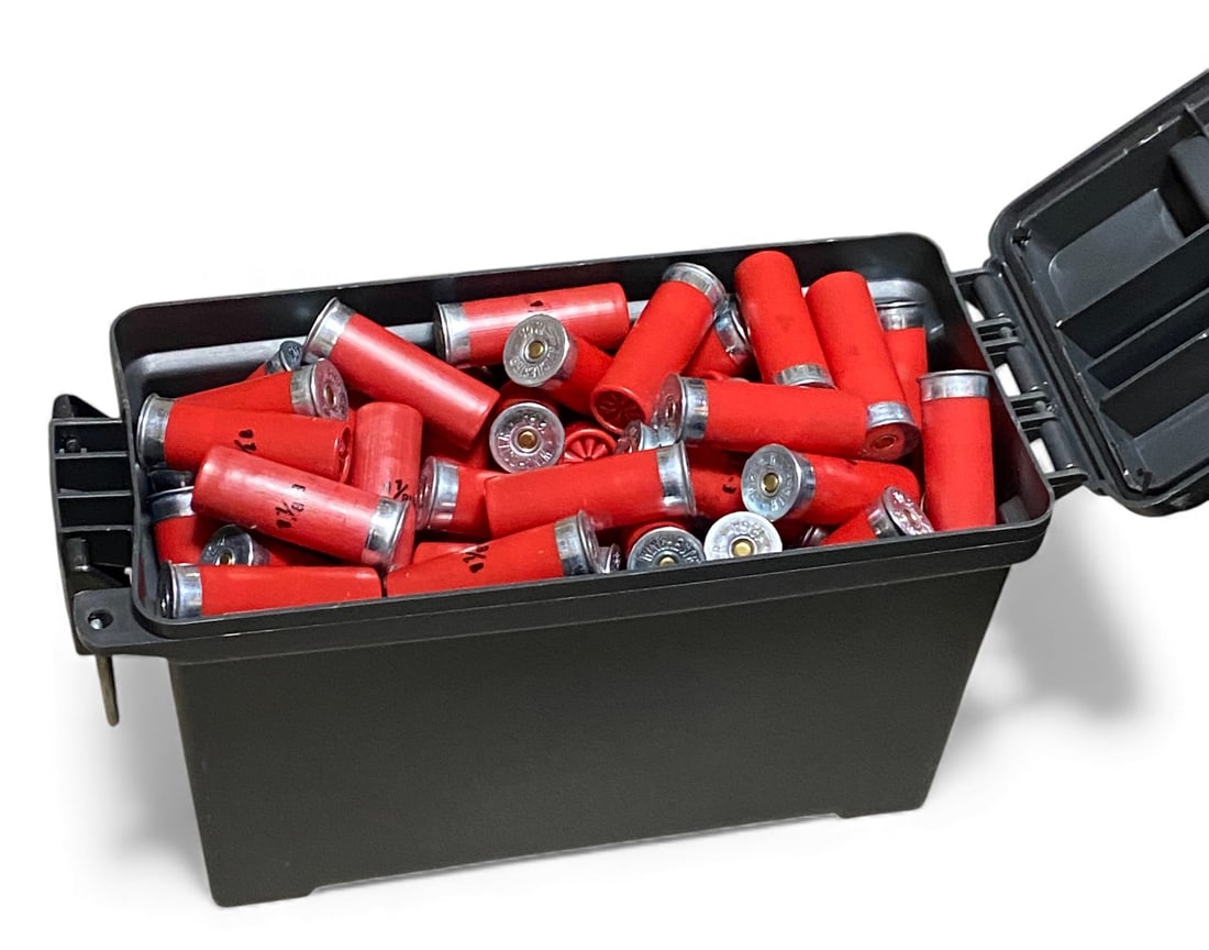 12.1 Lbs. of Factory Winchester 12 GA. 8 Shot Shotgun Ammunition in Ammo Can: See Photos