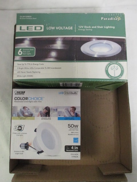 Paradise LED 12V Deck and Stair Lighting Set and Feit Electric ColorChoice: 50w Replacement Bulb