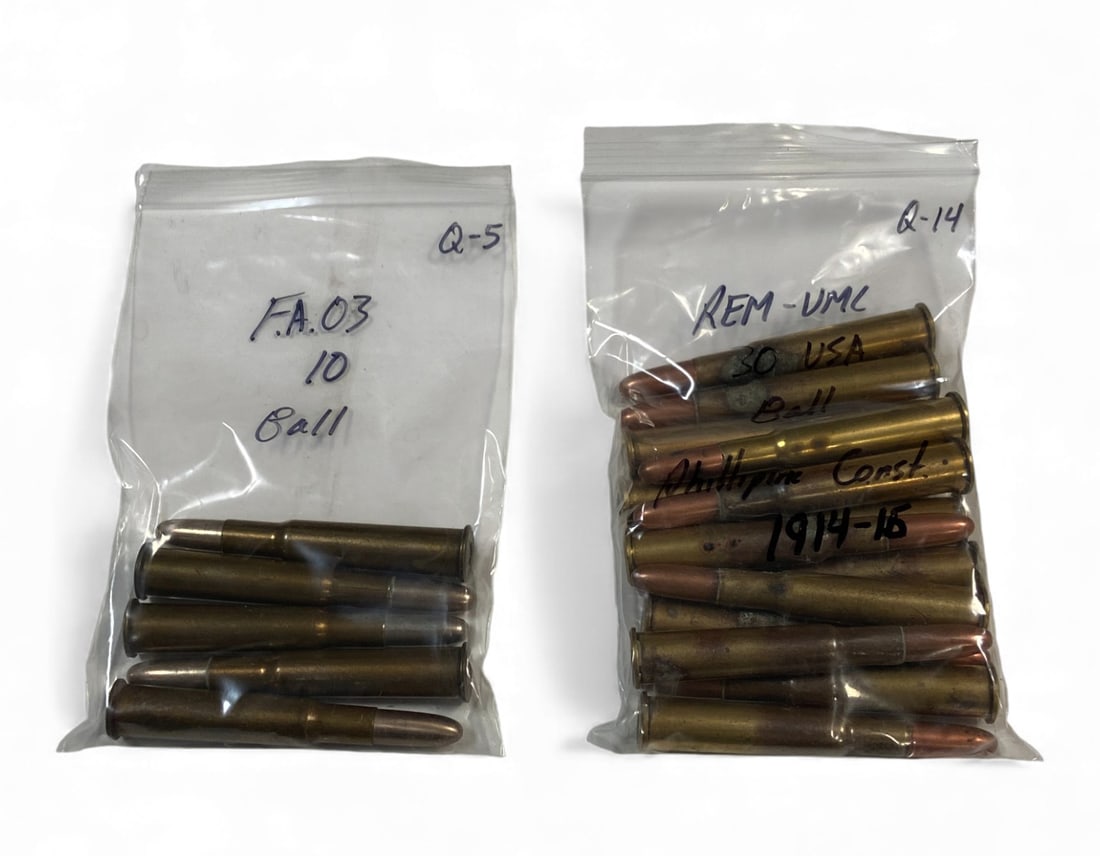[US] .30-40 KRAG-JORGENSEN Cartridges: 1910-1916 BALL & SPECIAL: See Photos!