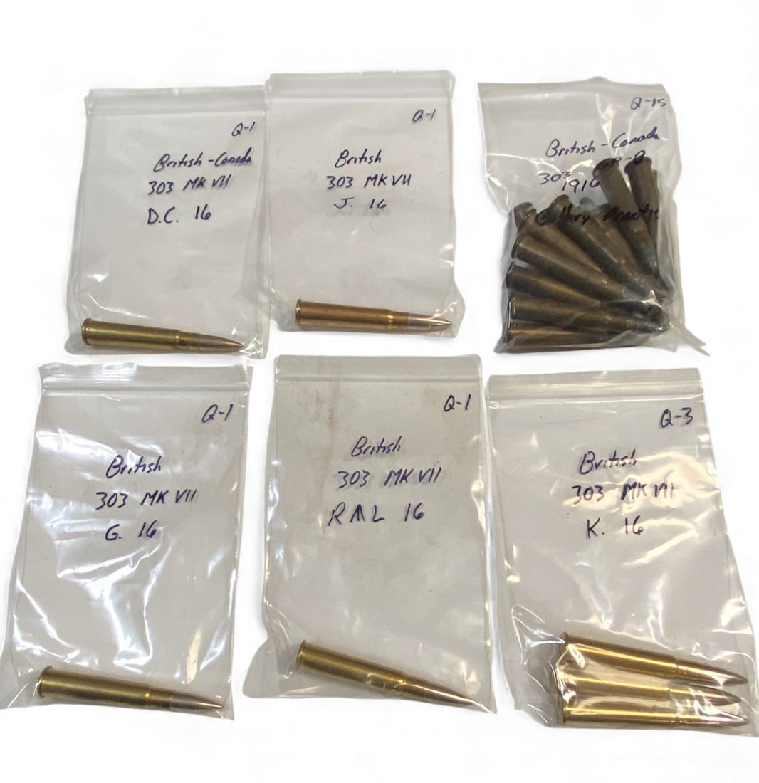 [BRITISH/CANADA] .303 BRITISH Cartridges: 1916: See Photos!