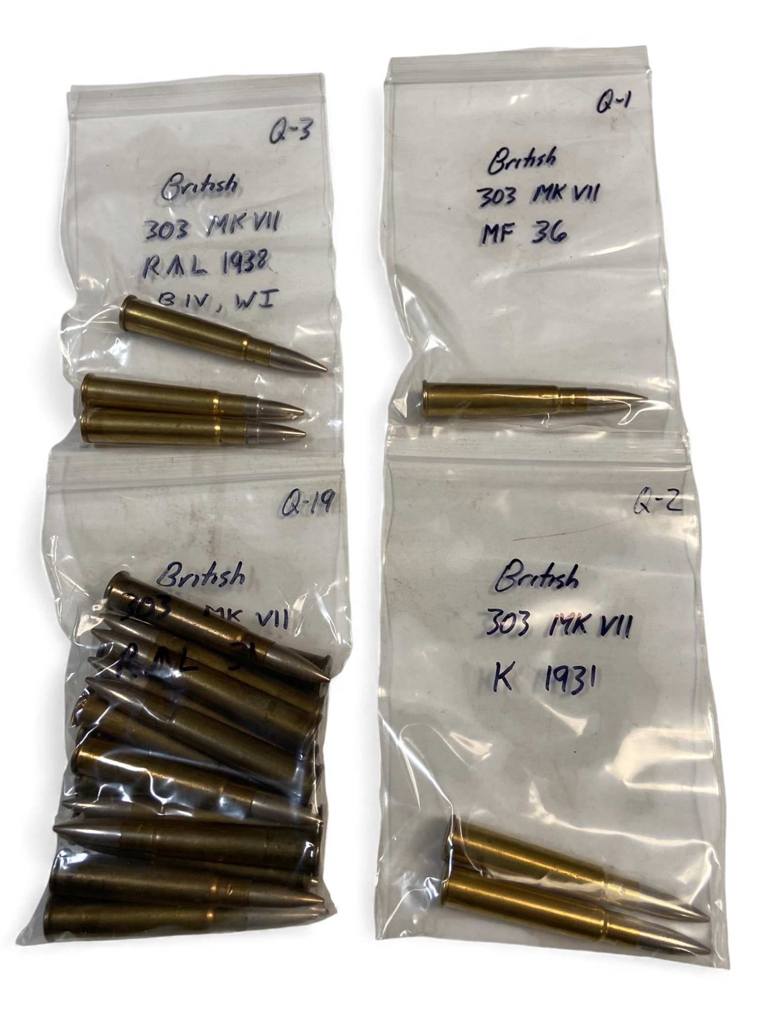 [BRITISH] .303 BRITISH Cartridges: 1931-1938: See Photos!