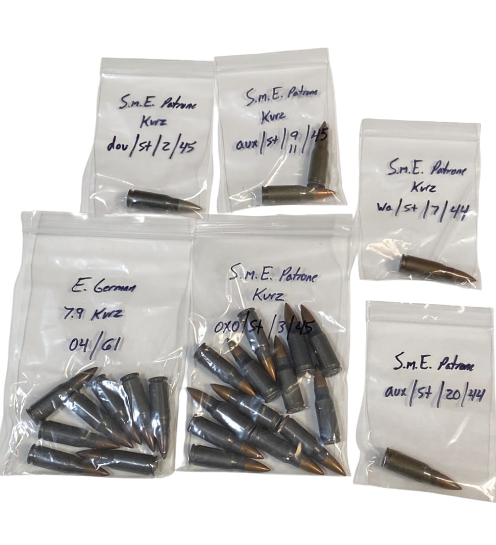 [GERMANY] 7.9 KURZ : 1944-1945 WWII & 1961 East German: See photos