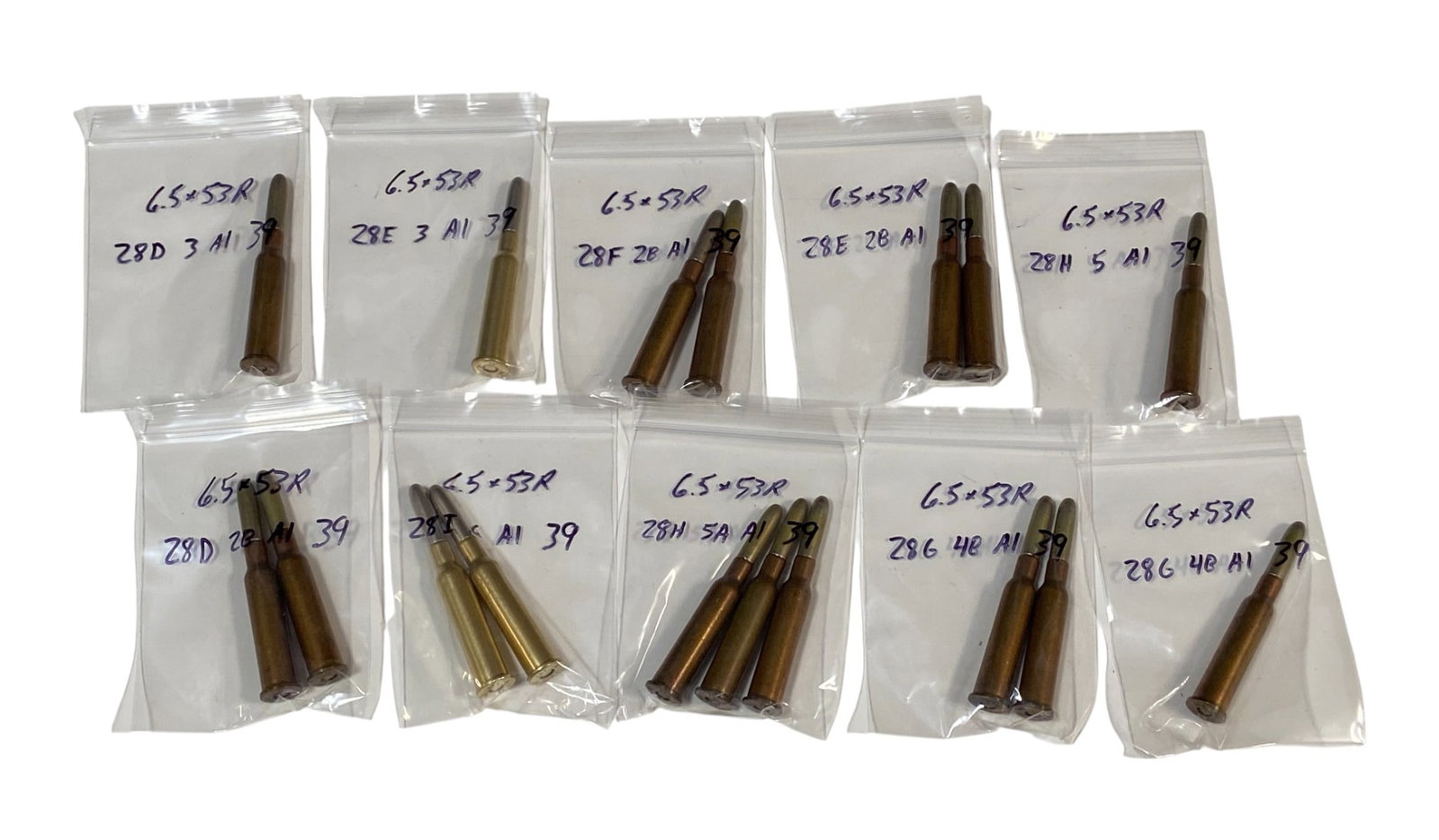 [HOLLAND] 6.5x53mmR Dutch (or Romanian) : 1939: See photos