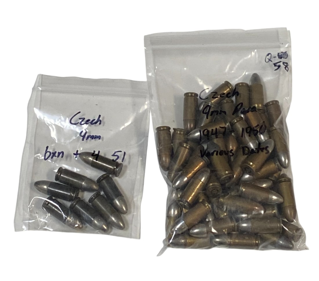 [CZECH] (65) 9mm : Post-WWII, 1947-1951: See photos