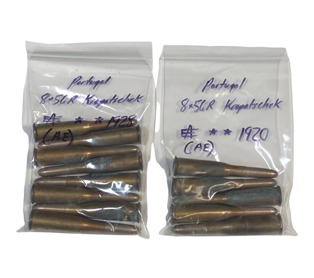 [PORTUGAL] 8x56R Kropatschek - AE: 1920, 1928: See photos