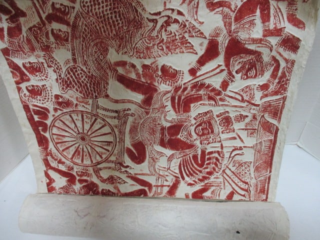 Grouping of Original Cambodia Angkor Wat Rubbings (1 of 3)