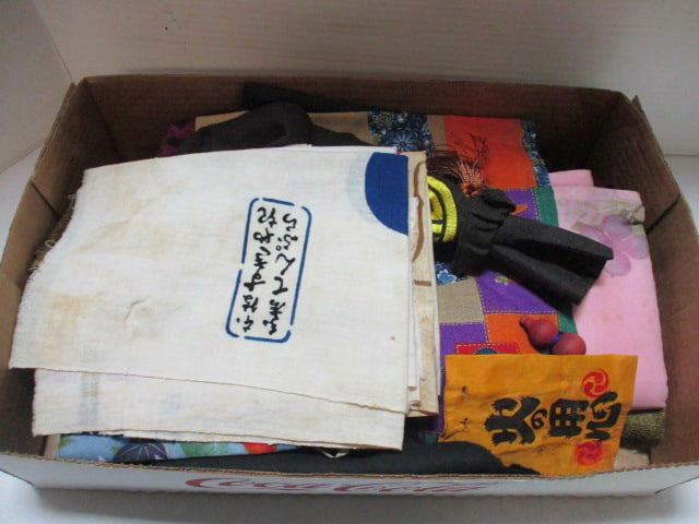 Grouping of Unfinished Edge Fabric Acquired During 1950-60's Asia Travels: See pictures and preview for selection and designs