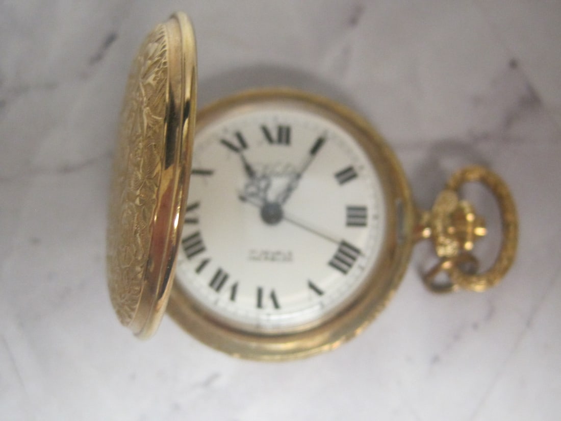 Hale's 17 Jewels Goldplated Pocketwatch by Arnex Time Co.: .