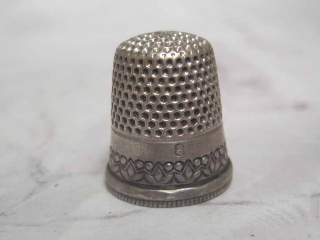 Sterling Silver Thimble: Weighs 5.3 grams