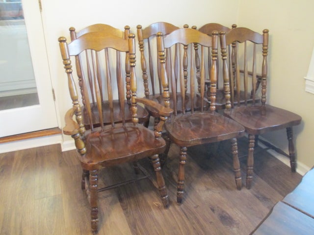 Six Solid Wood Chairs (1 of 17)