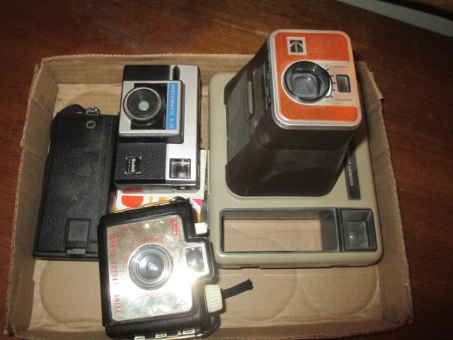 Four Vintage Kodak Cameras (1 of 4)