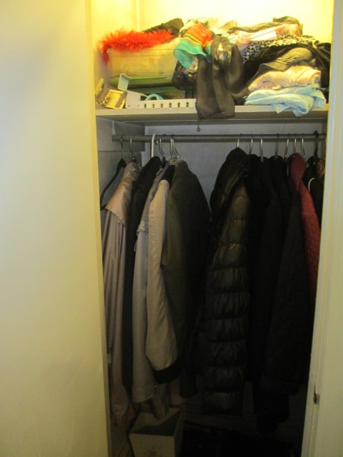 Closet of Ladies Jackets and Accessories (1 of 4)