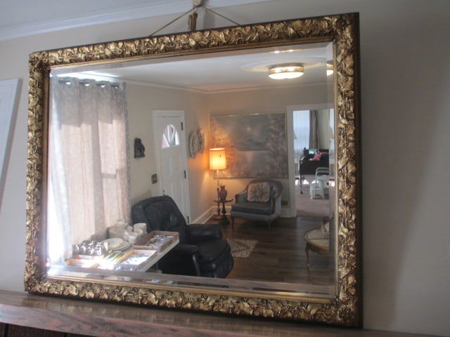 Vintage Gold Gilt Frame Beveled Mirror (1 of 6)