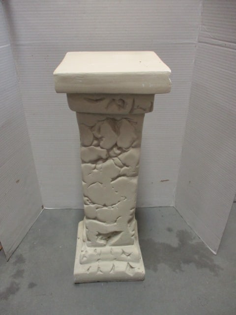 Greco-Roman Style Plaster Column Pedestal (1 of 8)